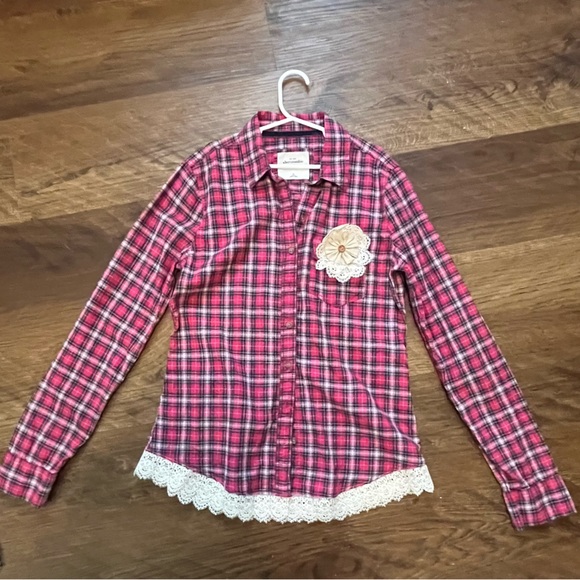 Vintage upcycled shirt , cotton - Picture 1 of 4